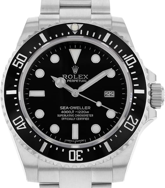 Rolex Seadweller Black Dial Stainless Steel Mens Watch 116600BKSO