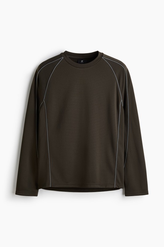 Loose-Fit Mesh Shirt