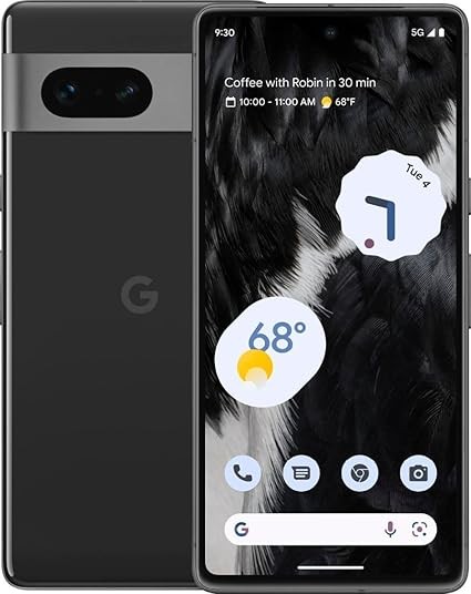 Google Pixel 7 128GB 5G Smartphone - Unlocked for All Carriers - US Version - (Obsidian)